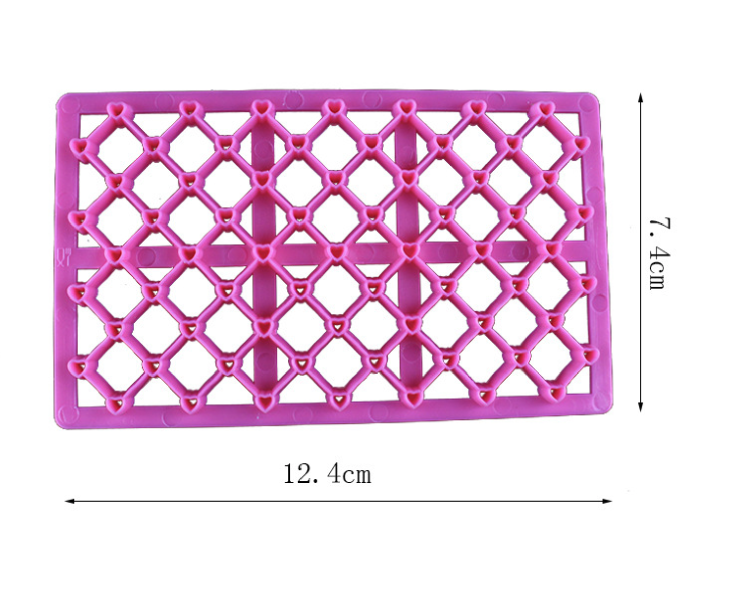 Heart Quilt Embosser Cake Stamp Mould Cookies Seal Cutting Mold Cake Decoration Tools Gum Paste Baking Mold Fondant Cakes Moulds