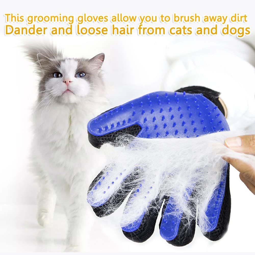 pet grooming gloves