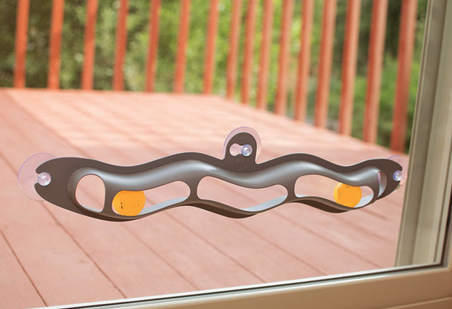 Window Track n' Roll Interactive Cat Toy