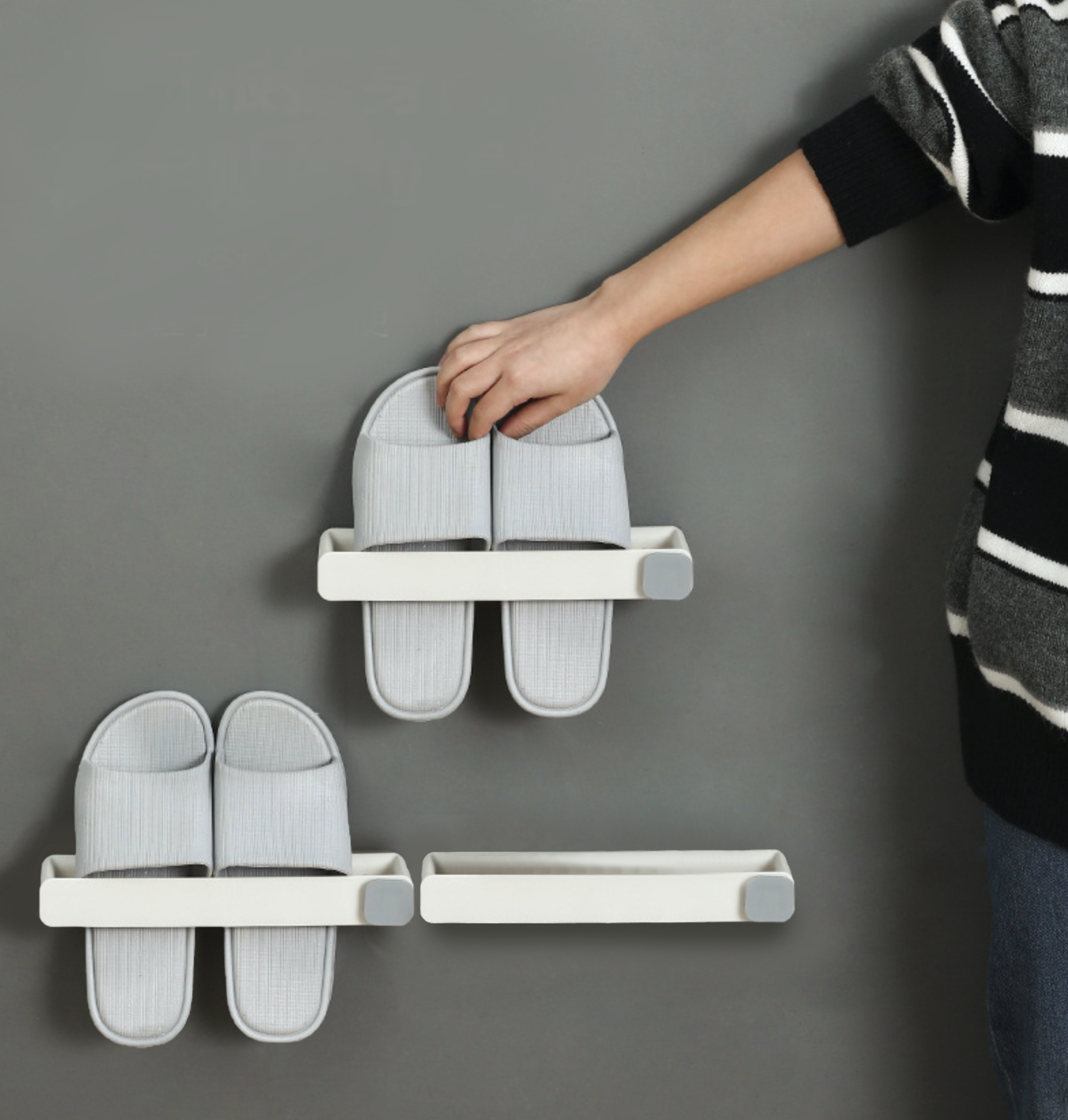 Wall Mounted Shoe Rack