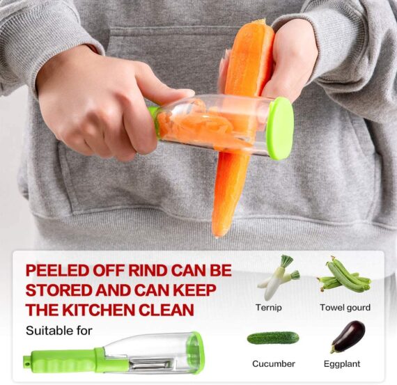 Vegetable Peeler with Container