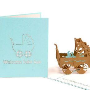 3D Pop Up Congrats Greeting Cards for Newborn Babies Gifts New Parents